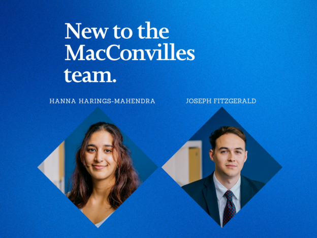 Welcome New Graduates Joseph & Hanna to MacConvilles: Fresh Perspectives in Quantity Surveying & CDM